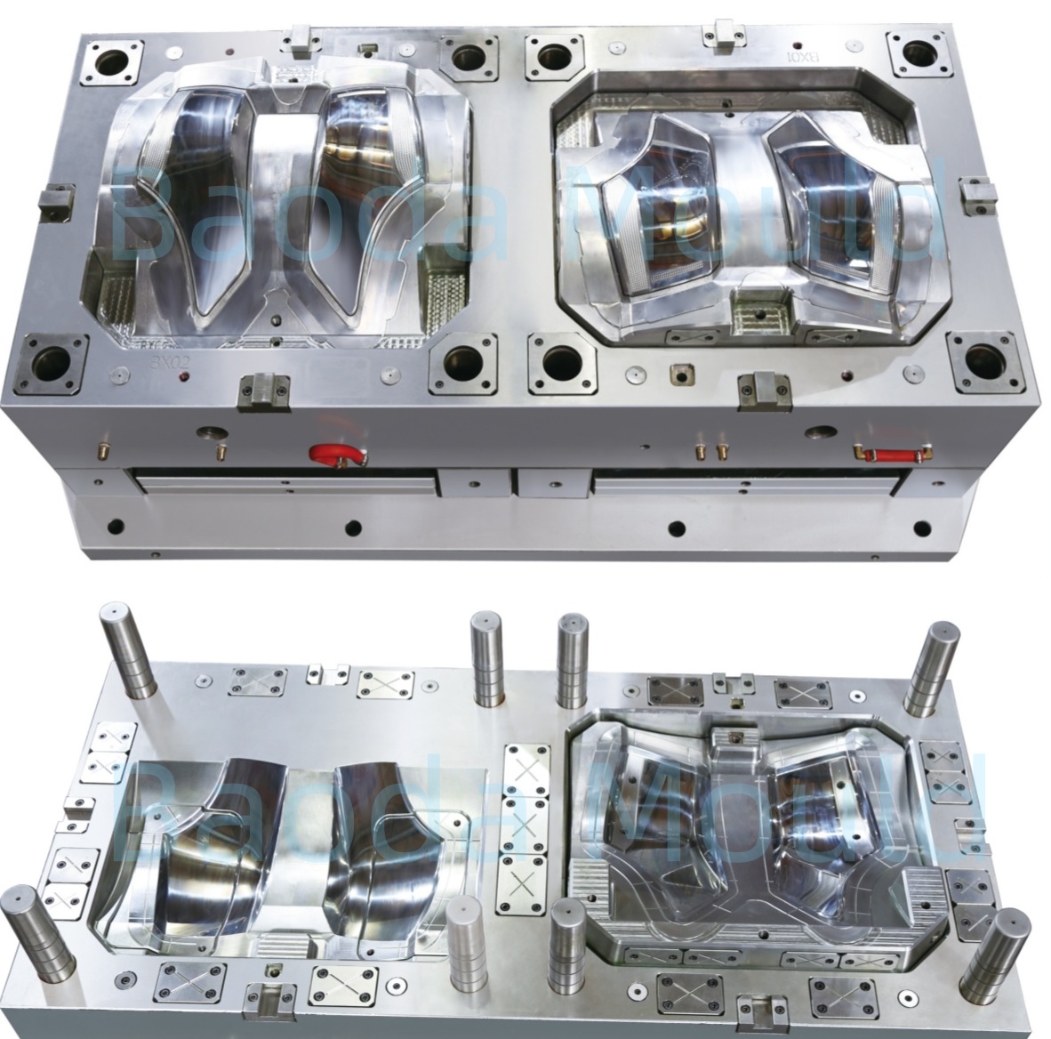Two‑color lamp mould